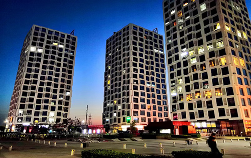 嘉悦广场夜景 